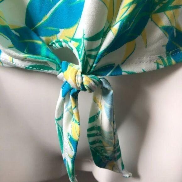 Poof New York Spaghetti Strap Crop top Blue - Picture 7 of 8